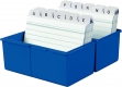 HAN Karteibox A5 quer blau