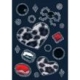 Schmucketikett GLAM ROCKS FELL HERZEN 1B