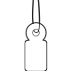 HERMA Textiletiketten, 10 x 22 mm, mit