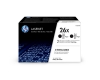 Toner Cartridge 26X Doppelpack schwarz f