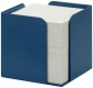 Zettelwürfel Re-Solution blau 100% recyc