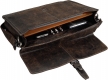Businesstasche Lucky, Echtleder, braun,