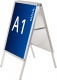 HEBEL Plakatständer, DIN A1, Aluminium,