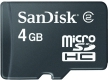 Micro SDHC Card 4GB für Notebooks Digita