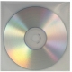 CD/DVD Klarsichttasche, mit Klappe, tran