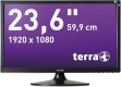 LED/LCD Monitor 2455W schwarz 24