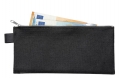 Banktasche, DIN lang, Textil, mit Metall