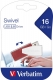 Speicherstick, USB 2.0, 16 GB, Swivel ro