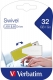 Speicherstick, USB 2.0, 32 GB, Swivel gr